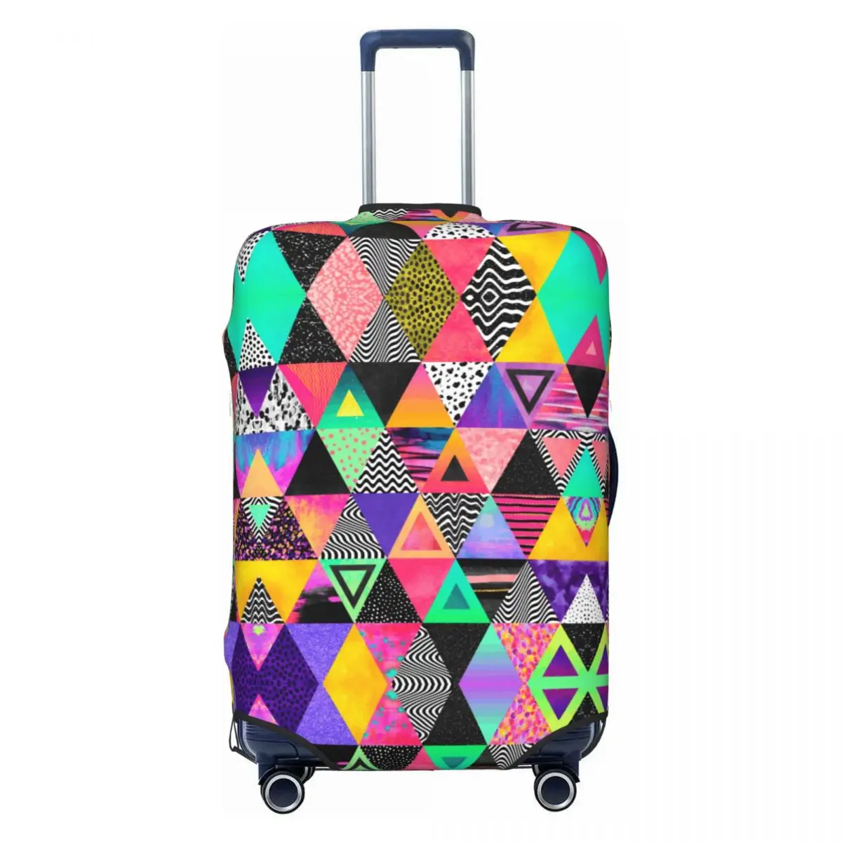 

Изготовленный на заказ абстрактные геометрические линии, чехол для багажа, модный защитный чехол для дорожного чемодана для 18-32 дюймов