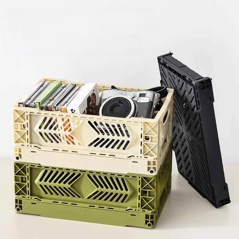 

Plastic Storage Box for Outdoor Camping Home Use Toy Book Clothes Organizer Container Bin Large Capacity Rectangular Case
