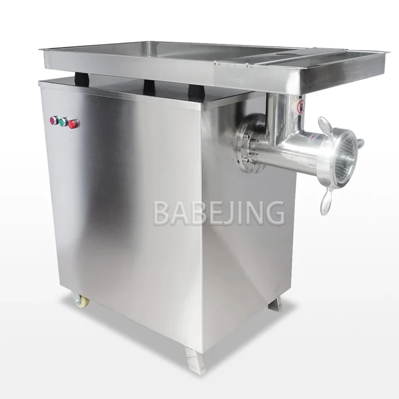 مفرمة اللحم الكهربائية التجارية لآلات تجهيز اللحوم، ماكينة تقطيع اللحوم متعددة الوظائف من الفولاذ المقاوم للصدأ