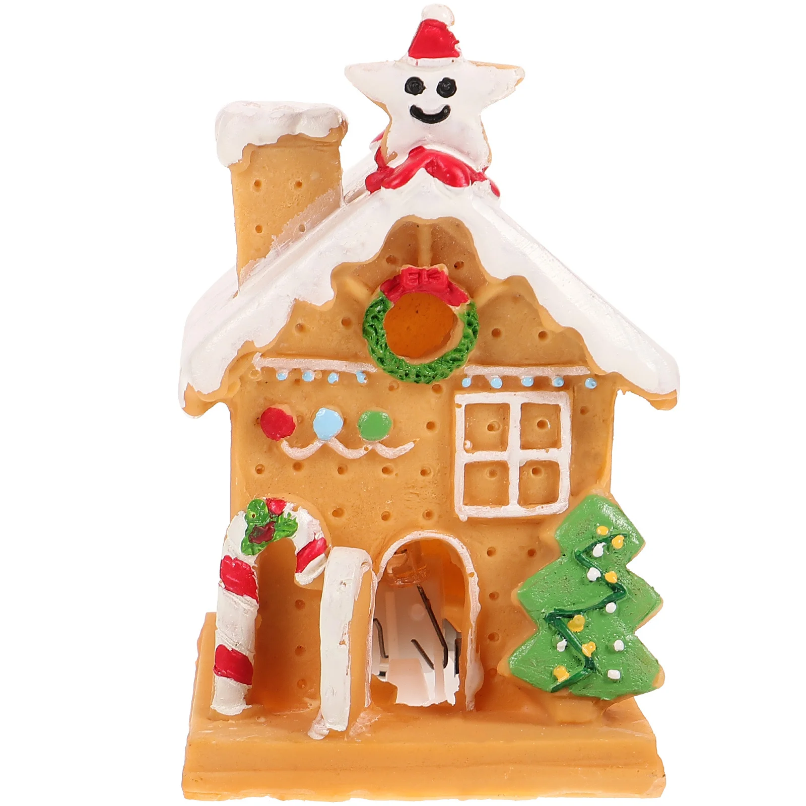 

Gingerbread Decoration Craft Ornaments Decorative Home Shaped Clay Indoor Christmas Decorations