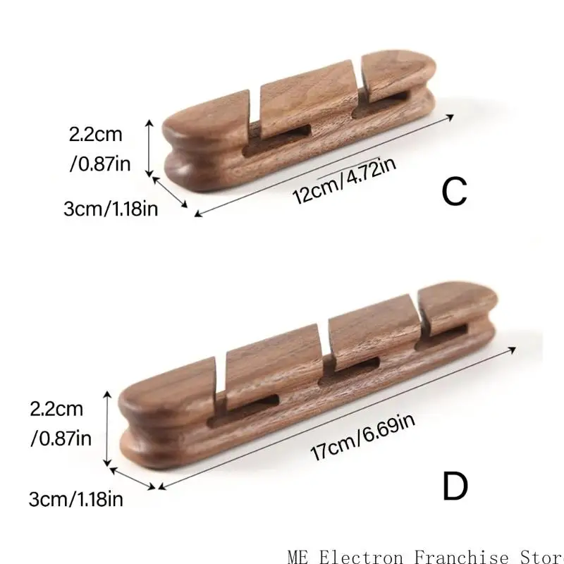 T5ea Adesive Wire Clips Organizadores para o Sistema Clipes Madeirado para Caso do Carro