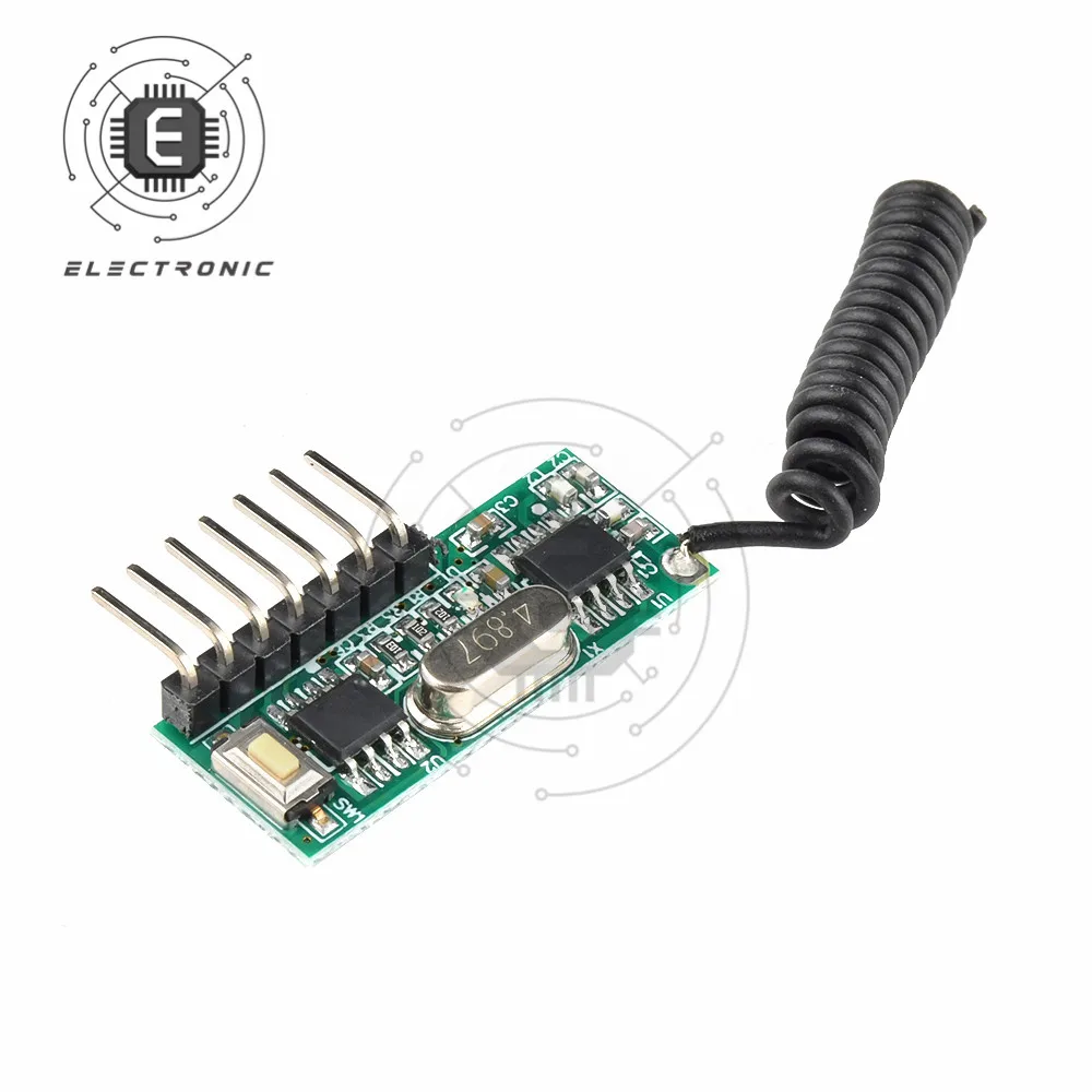 DC3.3-5V 4 채널 디코딩 수신기 출력 모듈 4 채널 315MHz 무선 코딩 송신기 315MHz 원격 제어