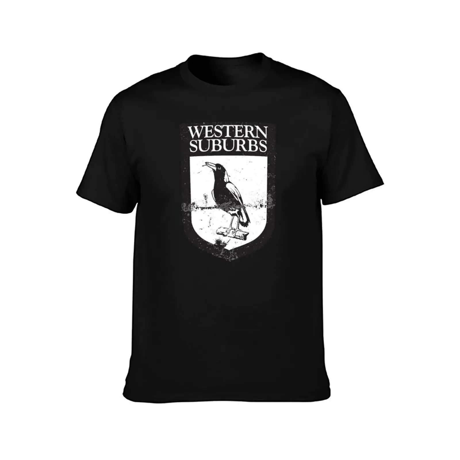 Western Suburbs Magpies Retro T-Shirt summer top man t shirt vintage t shirts anime clothes clothes for men