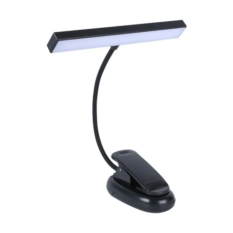 18 LED Super Bright Music Stand Light Eye care Clip-on Piano Light USB ricaricabile dimmerabile Music Sheet lampada per pianoforte