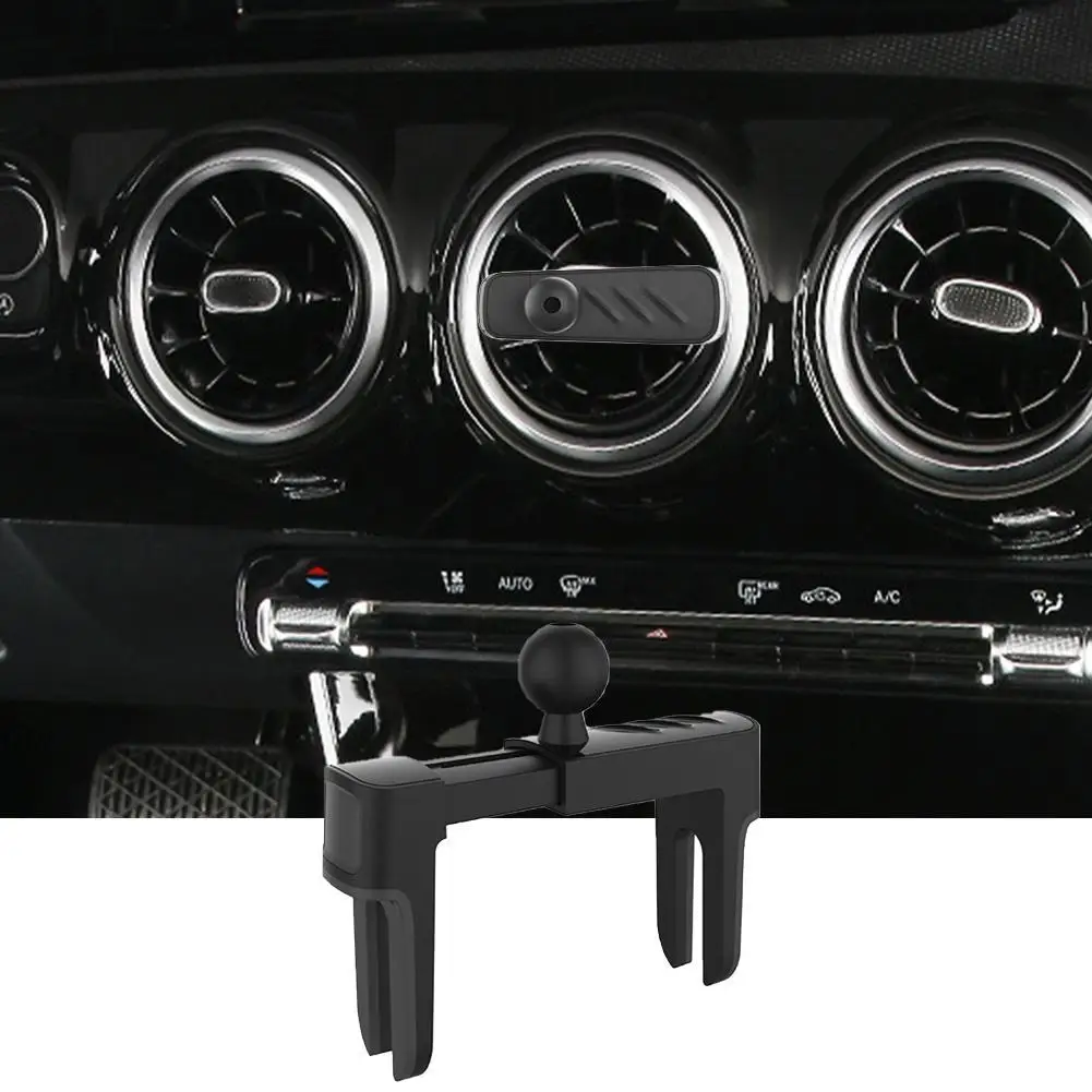 Clipe universal para ventilação de ar de carro, cabeça esférica de 17mm para saída de ar redonda, suporte para celular, gps, suporte para mercedes u7o