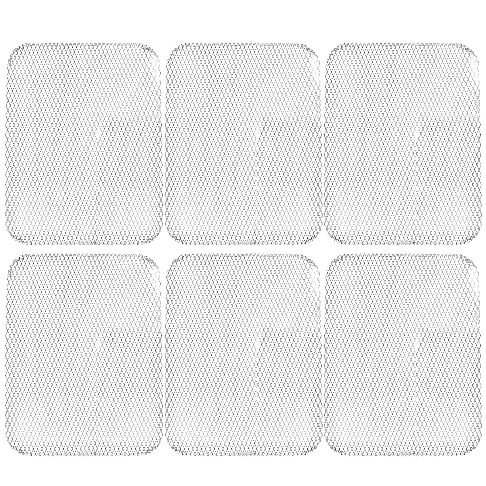 

10Pcs Disposable Rectangular Aluminum Bbq Grill Mesh Topper Broiler Net Cooking Grid Mat Tray for Outdoor Indoor Use