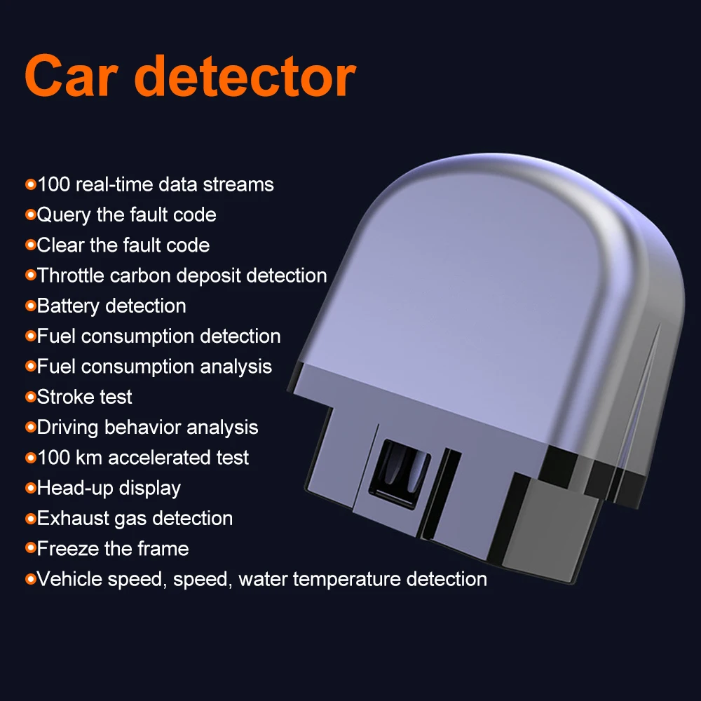 OBD2 Scanner Bluetooth 5.1 ELM327 OBD 2 Car Diagnostic Tool for IOS Android PC ELM 327 Scanner OBDII Reader