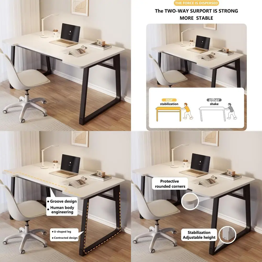 

Компактный белый стол для небольших помещений — офисный стол 31,5 дюйма, идеально подходящий для использования в спальне