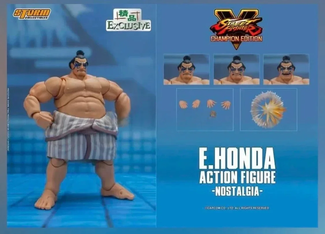 

Новые игрушки Spot Storm Toys 1/12 Street Fighter 5 Sumo Honda Special Edition, коллекция моделей, игрушка в подарок на складе