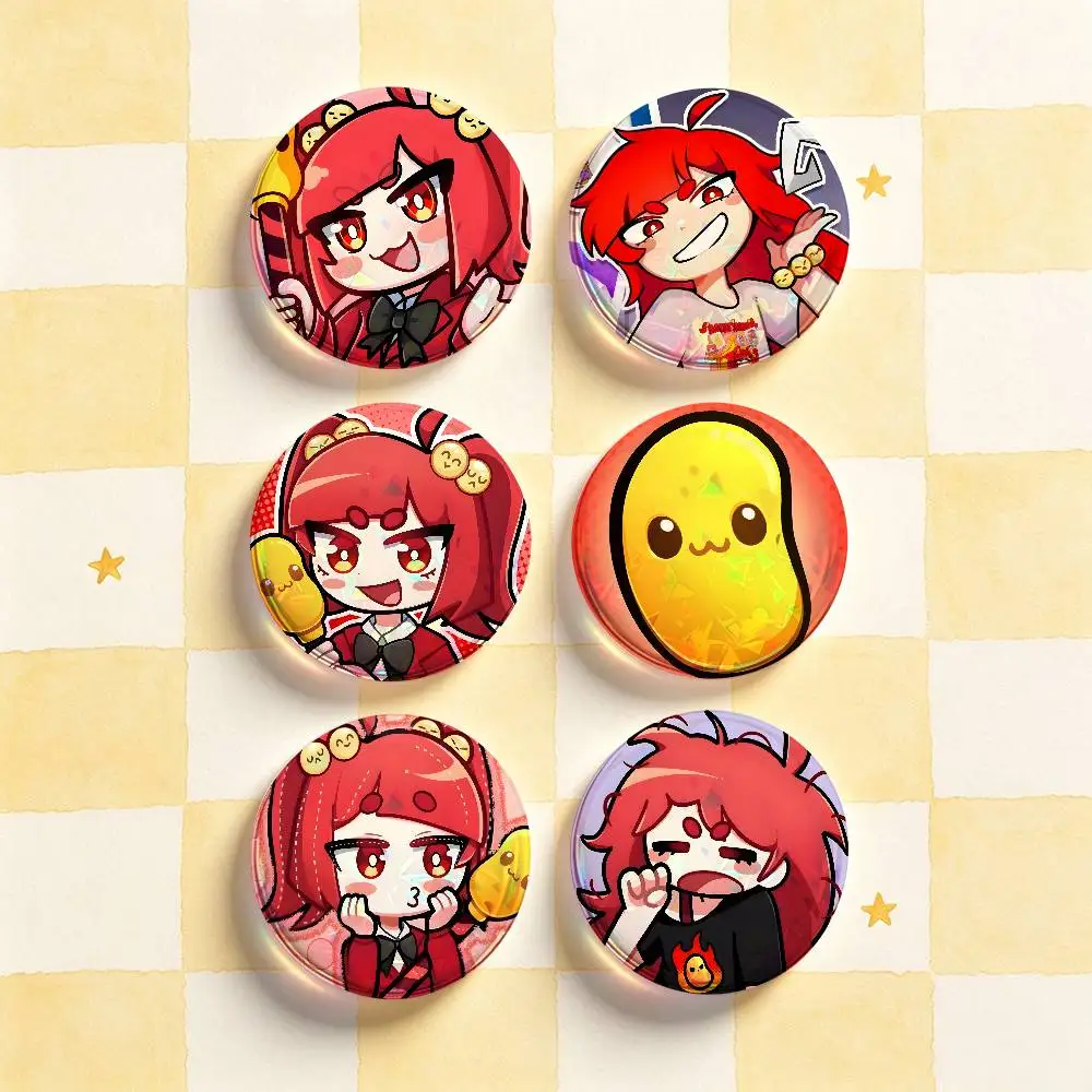 B-Batatinha Badges 25 32 44 58 75 mm Round Customizable Wholesale Fan goods Self-made fan freebies