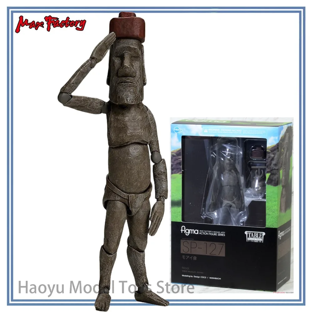 【HY】100% Original in Stock Max Factory Figma (#SP-127) The Table Museum Moai Statue Anime Figure Model Action Decoration  Toy