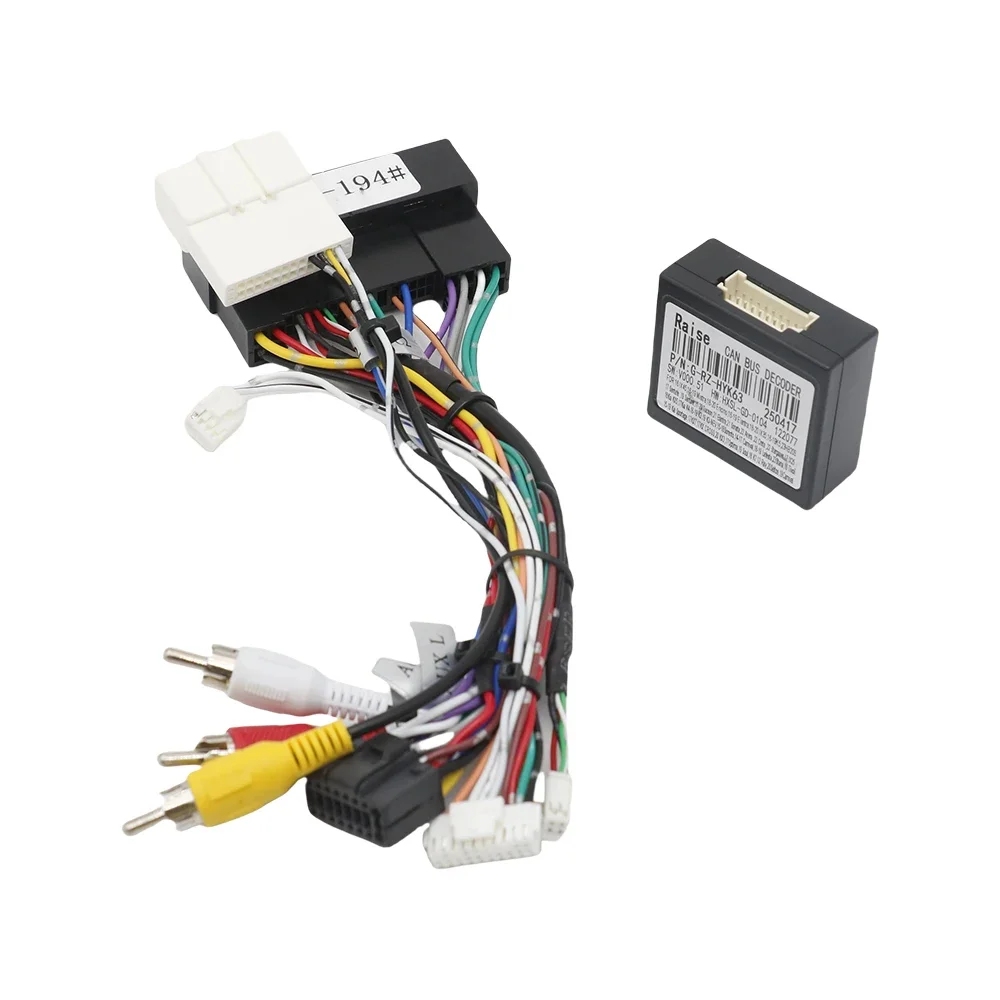 CANBus สายไฟ 16 พินสําหรับ Hyundai Tucson Ix35 Elantra Santa Fe Kia Sportage Ceed รถ Android สายอะแดปเตอร์