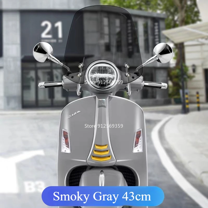 For Piaggio VESPA GTS300 250 Motorcycle Windshield Modified Windshield Modified Front Windshield  2025