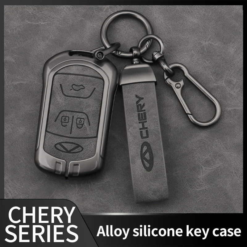 Car Smart Remote Key Case Cover For Chery Arrizo 5plus Gx 7e Tiggo 5 3 4 6 8 5x Protector Keychain Accessories