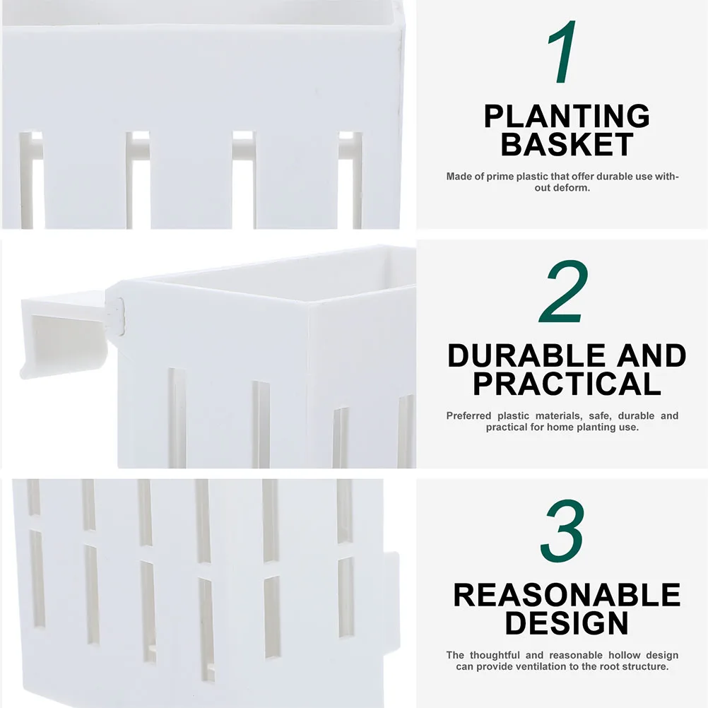 

4pcs Aquatic Plant Holders Aquarium Plant Pots With Holes For Water Flow Nutrient Growth Fish Tank Decoration Landscaping