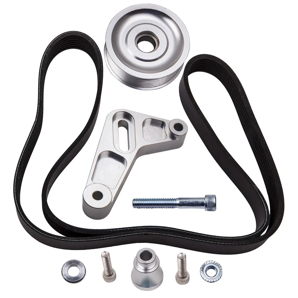 Swap Adjustable Idler Pulley Belt Kit For Honda Civic K20 K24 Engines K20 Heads view 2