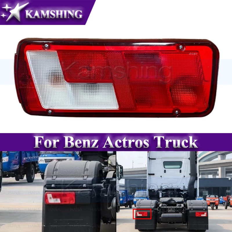

Kamshing Rear Bumper Taillight For Benz Actros Truck Tail Light Taillamp Width Indicator Lamp A0035447903 A0035448003