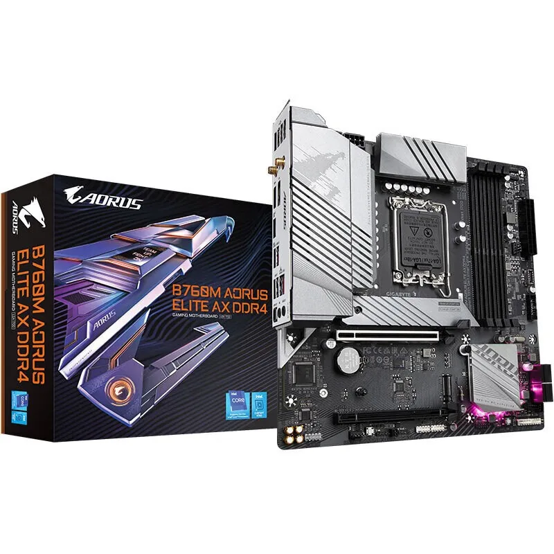 Gigabyte B760m Aorus Ax D4 Computer Motherboard Applicable to 12 Generation 13 Generation CPU 13400