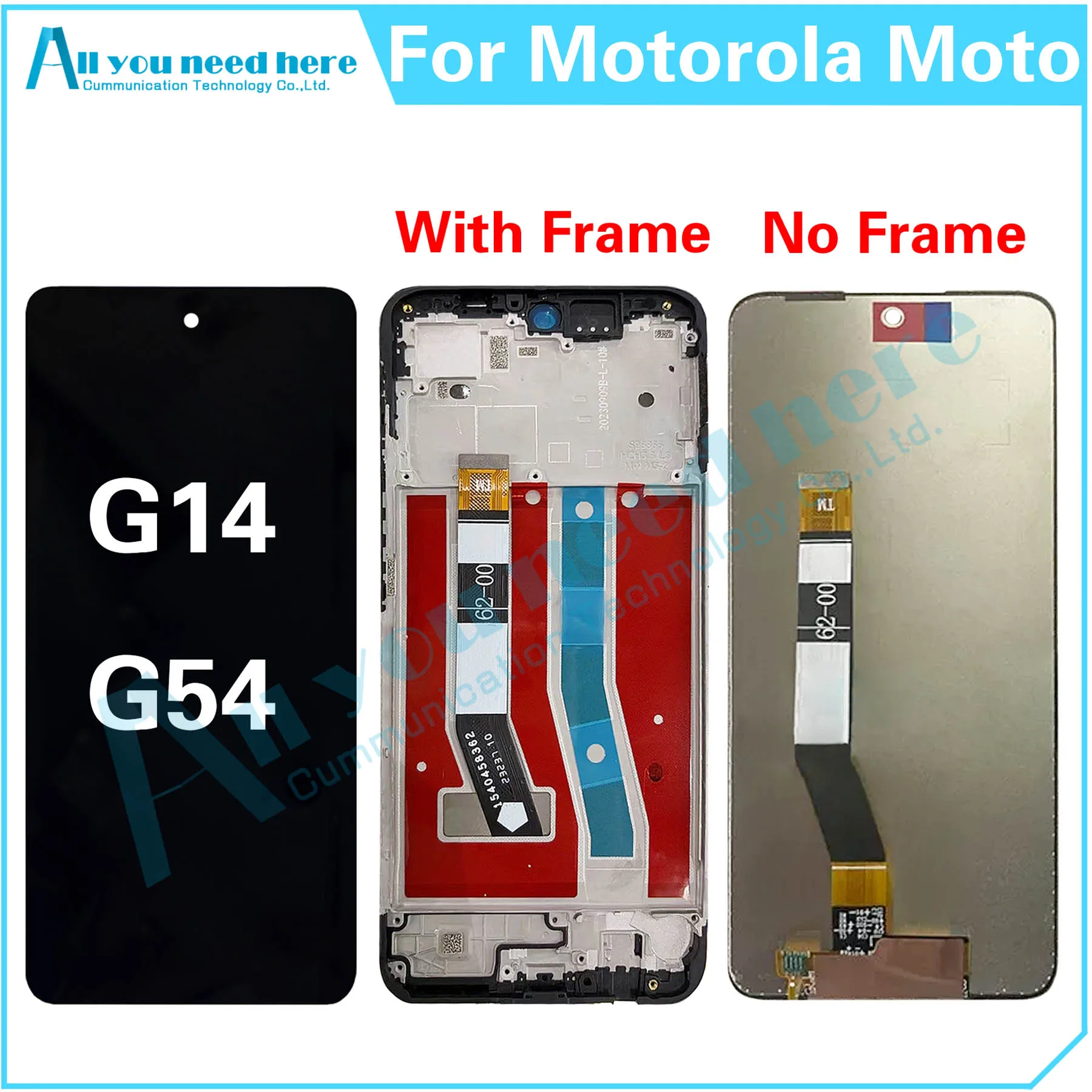 

100% Test For Motorola Moto G54 G14 LCD XT2343-1 PAYF0010IN LCD Display Touch Screen Digitizer Assembly Replacement