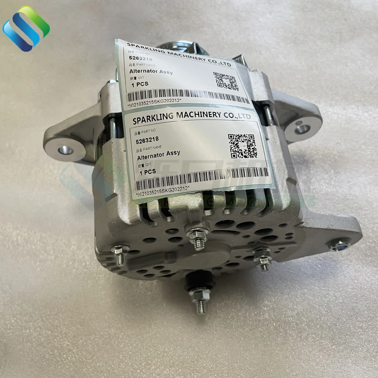 รถขุด 5263218 R220LC-7 RD210-7 เครื่องจักรอะไหล่เครื่องกำเนิดไฟฟ้ากระแสสลับ 5263218