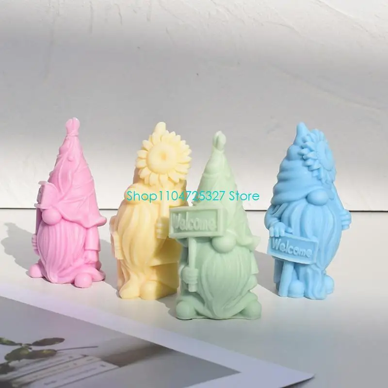 D8KF DIY تجميع مواد الصياغة 2 مجموعة المطاط الصناعي سانتا عيد الميلاد #4