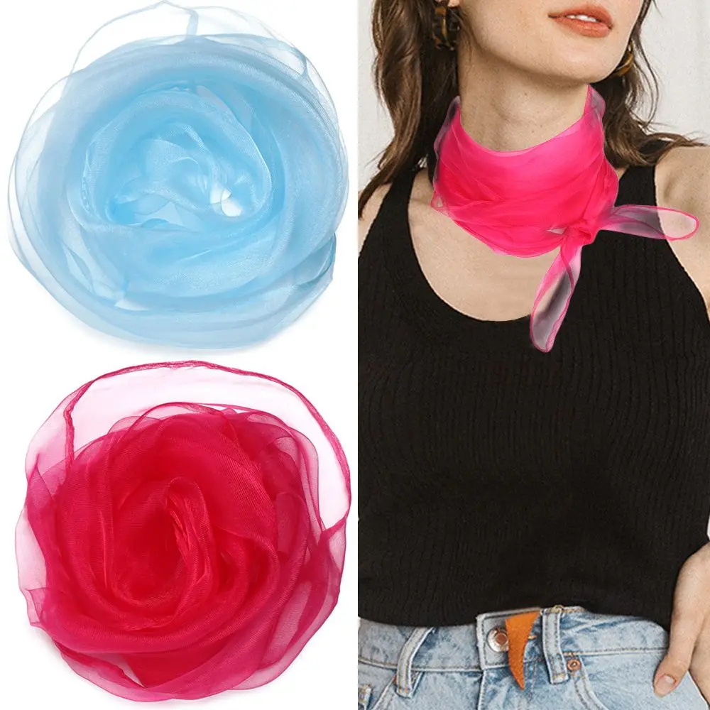 Multifunctional Scarf Juggling Performance Props Rhythm Band Scarves Square Silk Scarf Dance Scarfs Music Scarves for