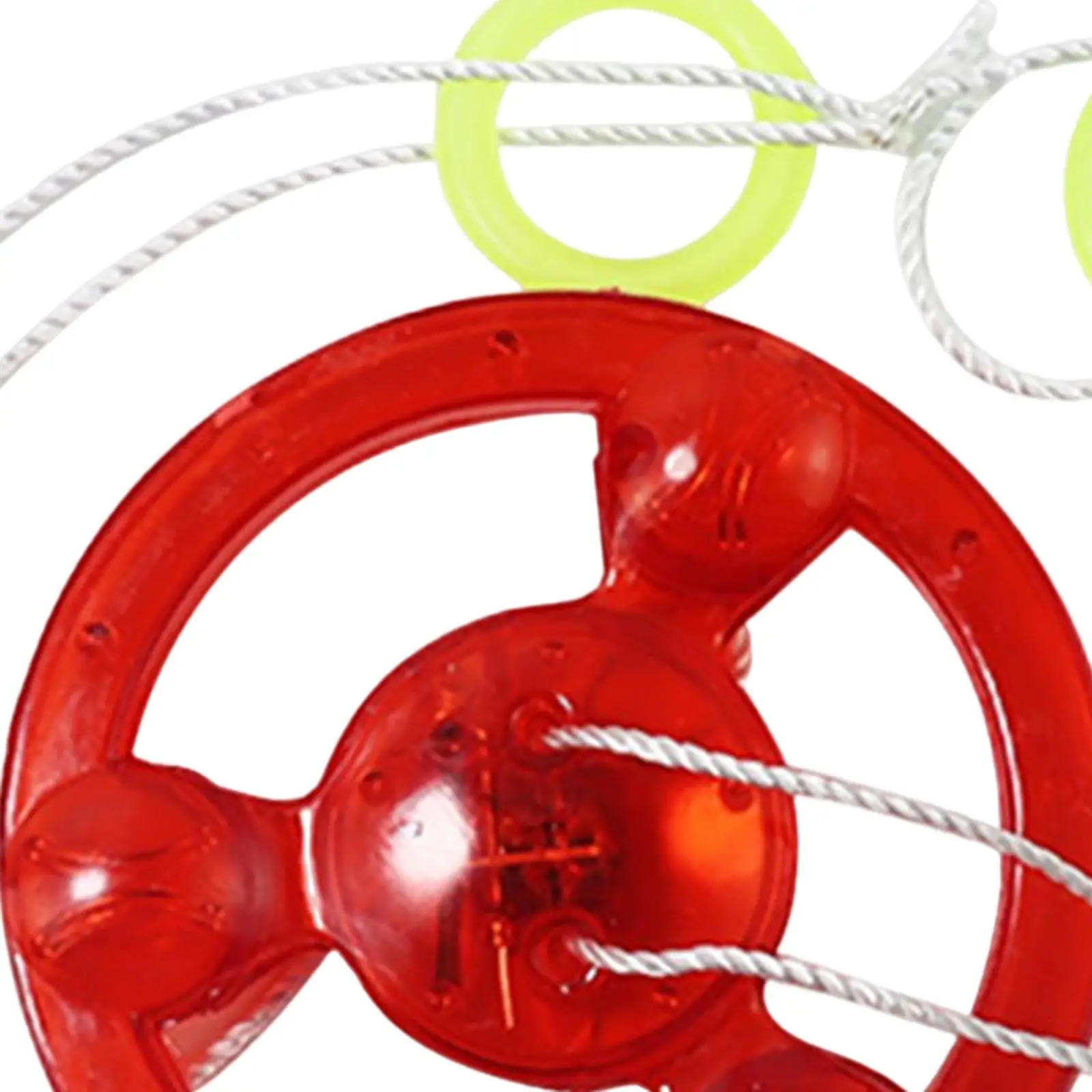 6xRotating Gyro Pulling String Flywheel Hand Pull Rope Flywheel Toy for Birthday