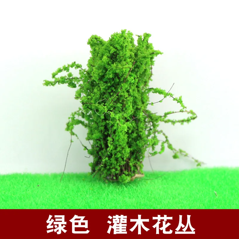 3 Stück Simulation Miniatur Strauch/Blumen modell DIY Pflanzen material für Garten/Gebäude Sand Tisch Szene Layout Diorama Kit – Detail 7
