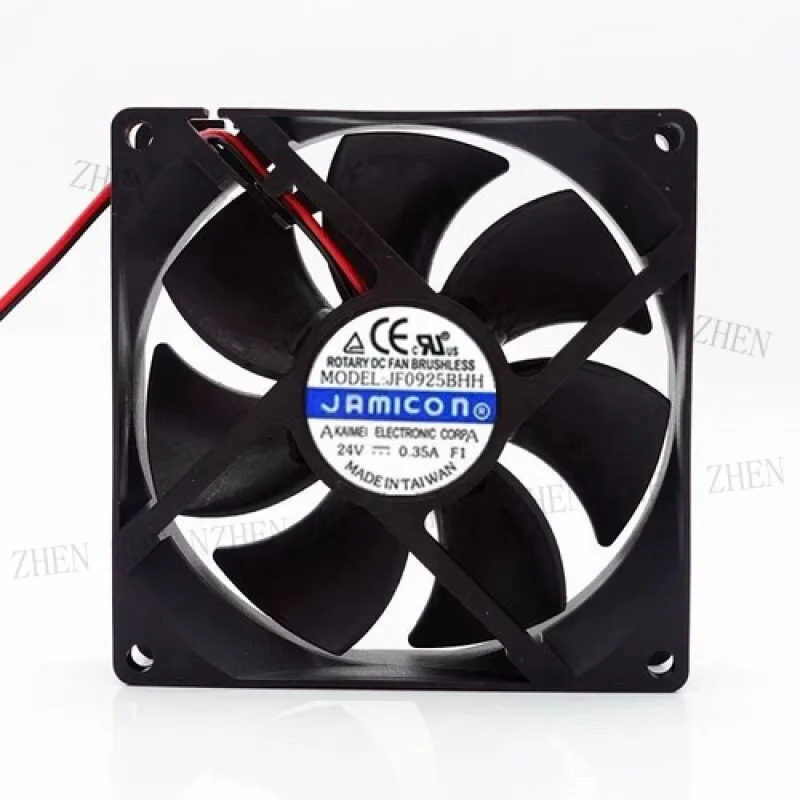 

Y FOR JAMICON JF0925BHH 9025 DC24V 0.35A 2-Wire Inverter Cooling Fan