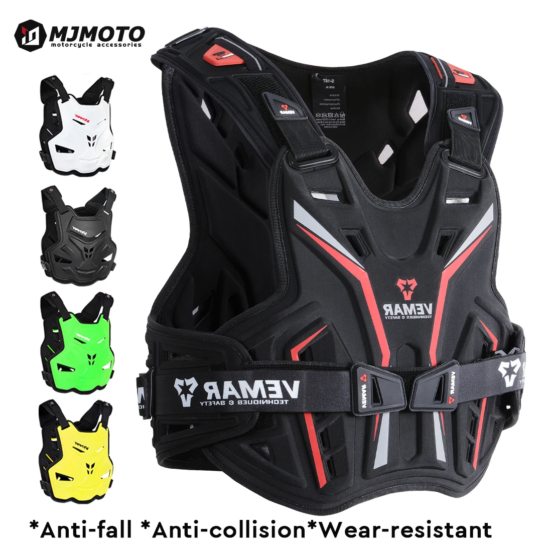 

Motorcycle Off-road Armor Vest for Men & Women Anti-fall Anti-Collision Motocross Full Body Protection Cycling MX MTB DH Downhil
