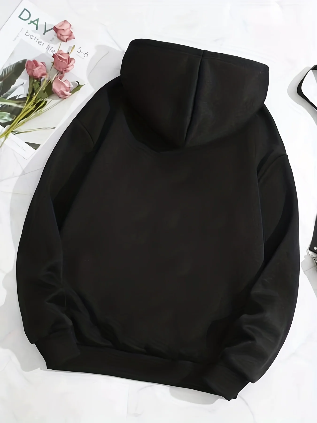 Ich bin nicht kurz, ich bin Pinguin-Größe, lustiger Druck, Damen-Kapuzenpullover, modisch, niedlich, Basic, lässig, Kapuzenpullover, Fleece, warme O-Ausschnitt-Kleidung