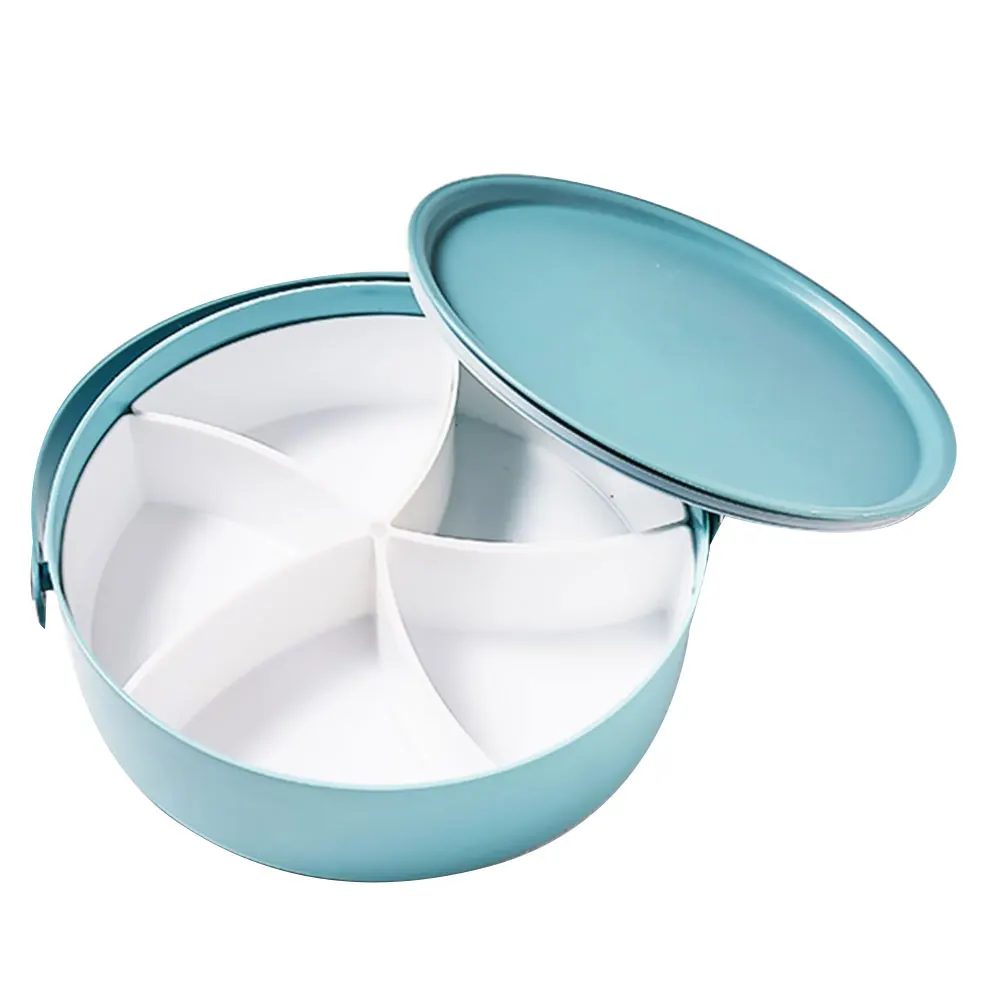

Candy Nut Storage Plate Snack Platter Dish Appetizer Server Tray Dried Fruit Box Plastic Sturdy Kitchen Party Multifunctional