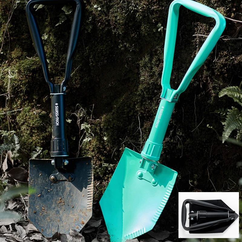 Strumento per pala pieghevole da pesca da campeggio montato su camion con pala da ingegnere multifunzione EDC Mantis portatile da esterno