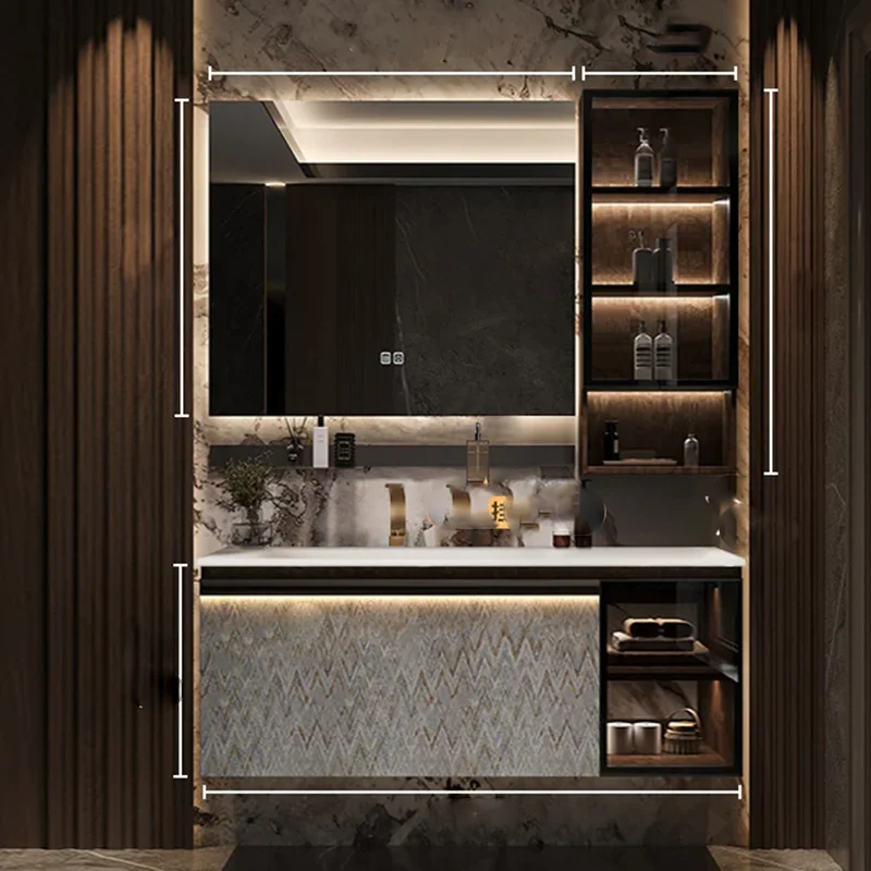 Storage Perfume Bathroom Cabinet Skincare Decorations Space Saver Toilet Partitions Cupboard Display Gabinete Home Furniture