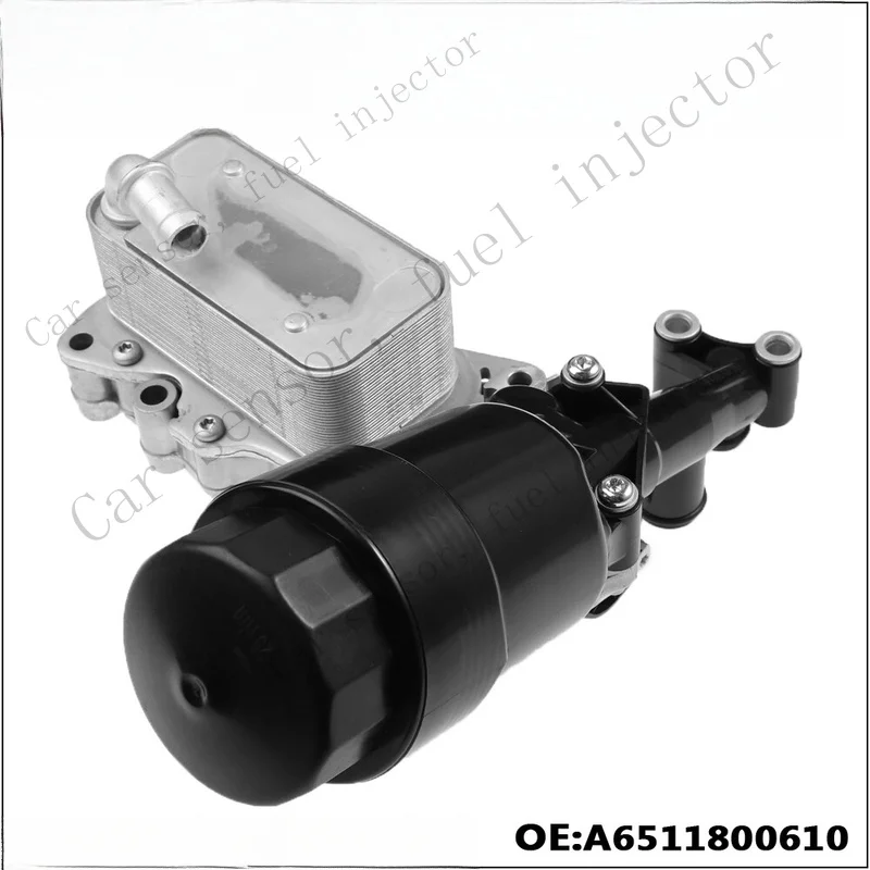 Q+ Oil Cooler Assembly For MERCEDES C CLS M E SLK GLK VITO 6511800610 6511800665