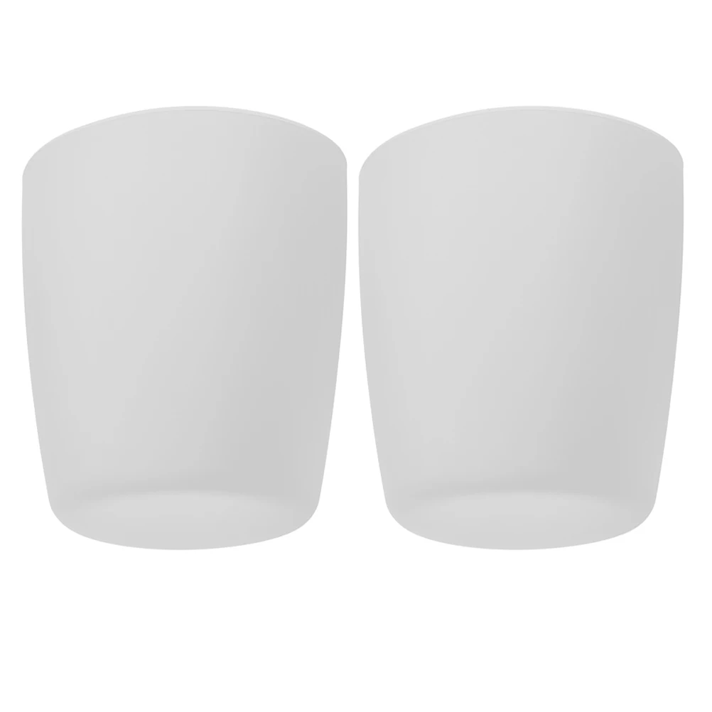 

2 Pcs Open Cup Mouthwash Cups For Home for Baby Toddler Kids Mouthwash Trainer Water Cups Infant Easy Clean Gray
