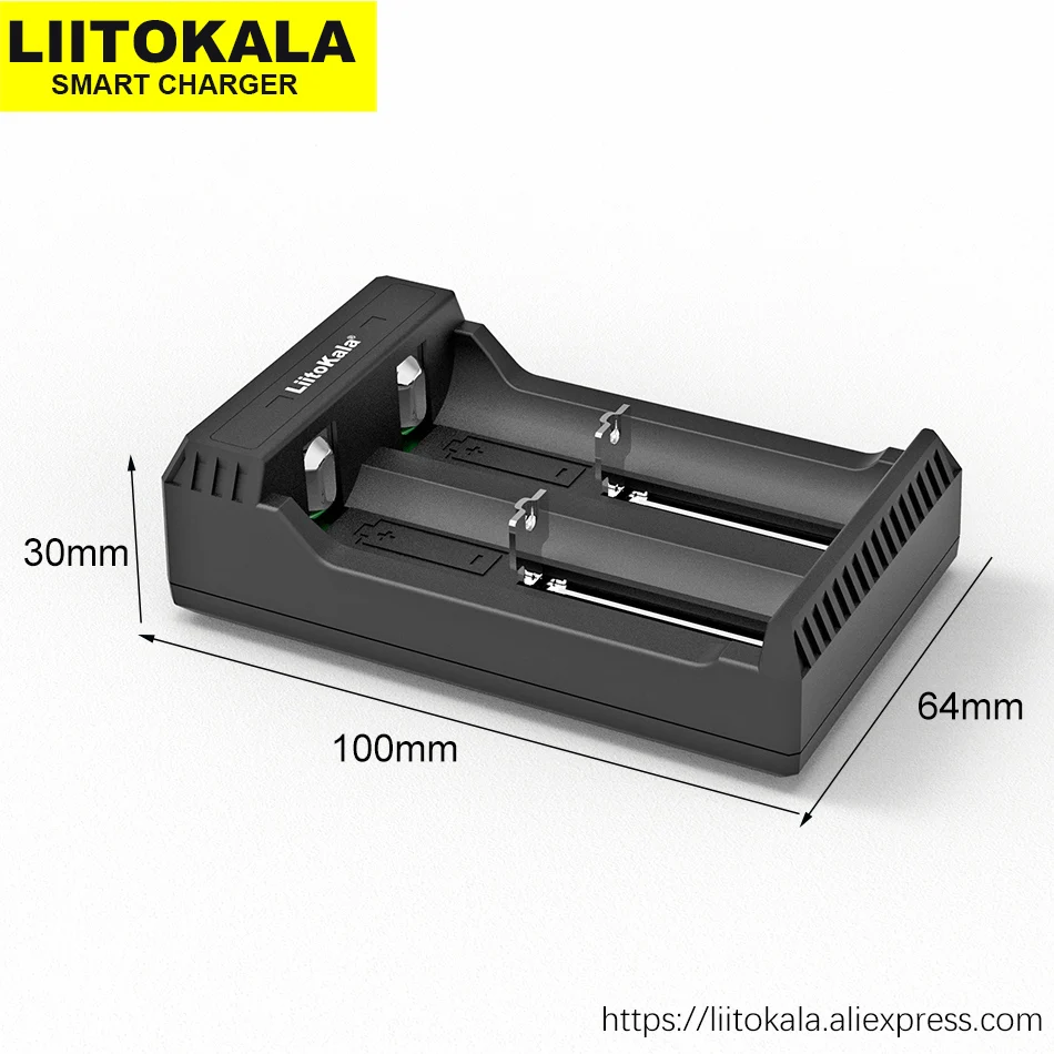 LiitoKala Lii-M4 Lii-L4  Lii-L2 18650 Display Smart Charger Test Capacity Suitable For 3.7V 26650 18350 21700 18500 1.2V 4 Slots