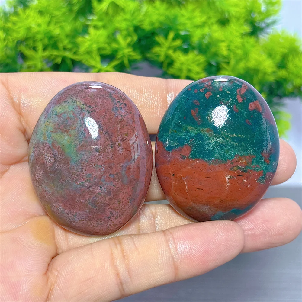 Ocean Jasper Palm Natural Crystal Lucky Quartz Stone Garden Reiki Gifts Healing Energy Love Home Decoritem Room Decor