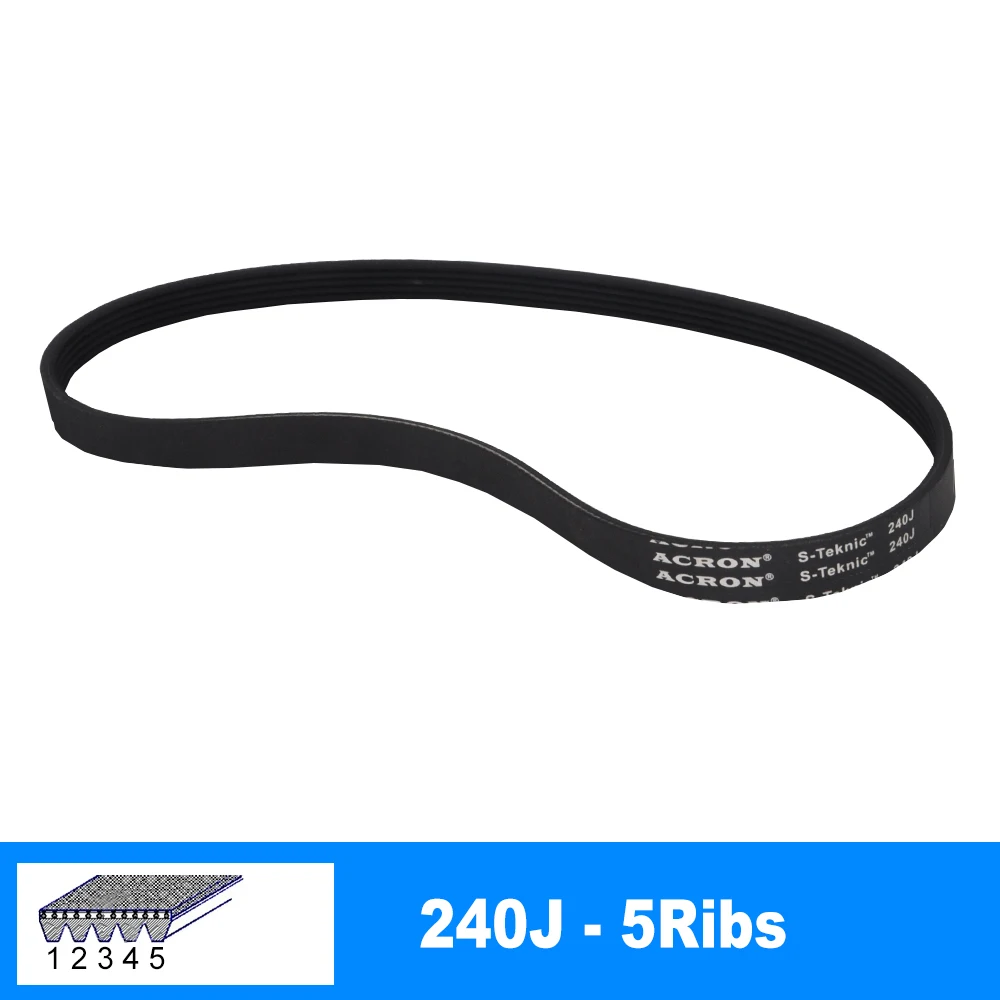 LT Easiyl 2 Pièces Courroies Trapézoïdales 3PJ610 - 3 Nervures, 610mm, Caoutchouc PIX Pour Machines