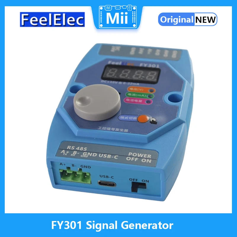 

FY301 High Precision Hand-Held Voltage 0-10V5V Current 0-4-20mA Signal Generator Analog Source Calibrator