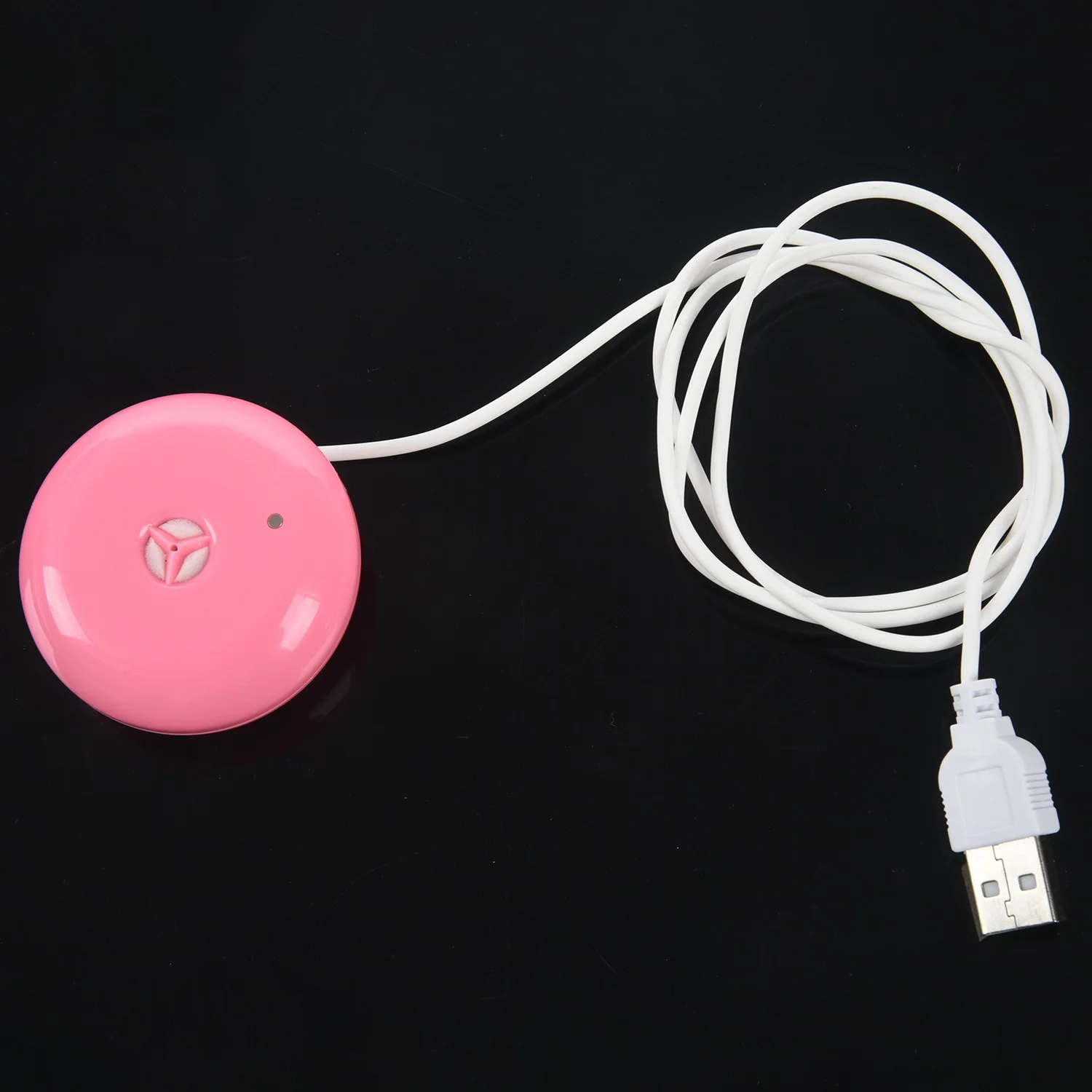 Rosa donut umidificador usb escritório desktop mini umidificador portátil criativo purificador de ar rosa