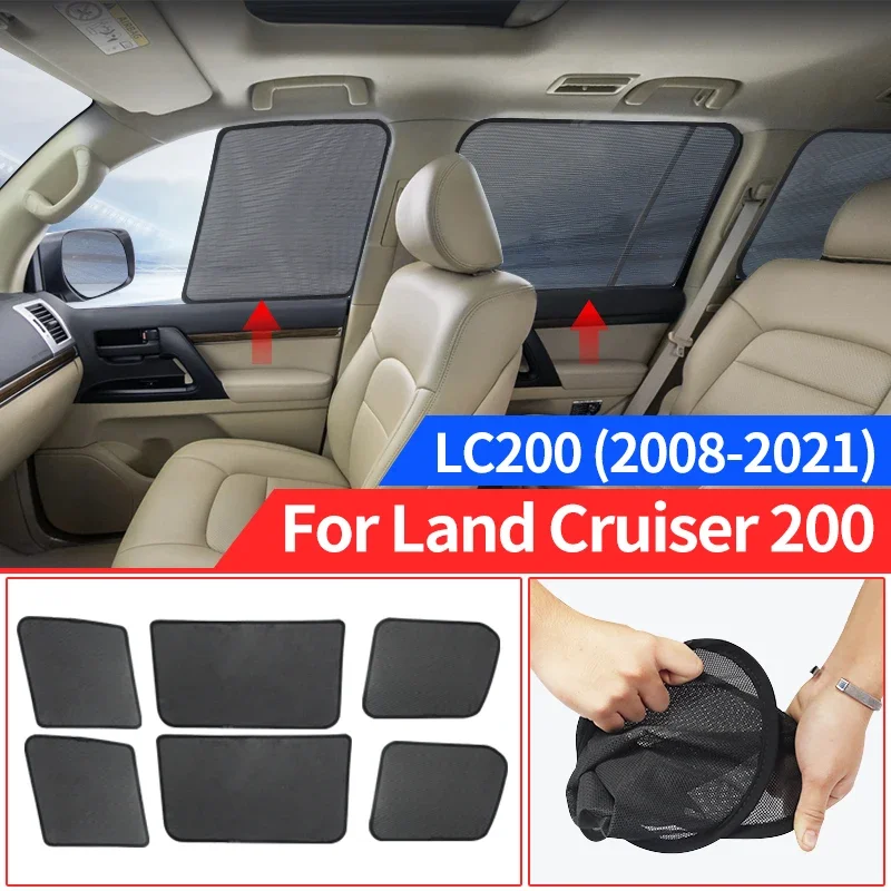 

For Toyota Land Cruiser 200 LC200 FJ200 2008-2021 Window Screen Vent Visor Interior Decoration Accessories Tuning for Vehicle