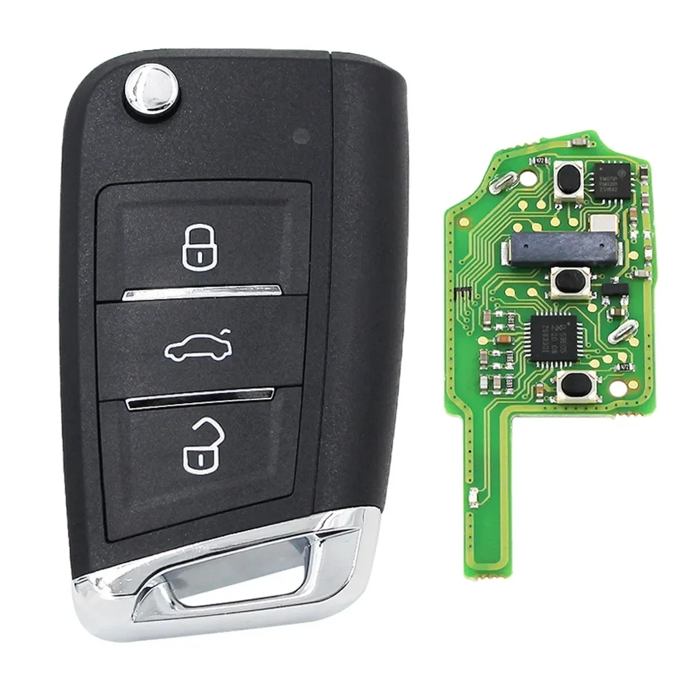 1/2PCS Xhorse VVDI XSMQB1EN Smart Key MQB Style Universal Remote key for VW Style work with VVDI Key Tool VVDI2(English Version)