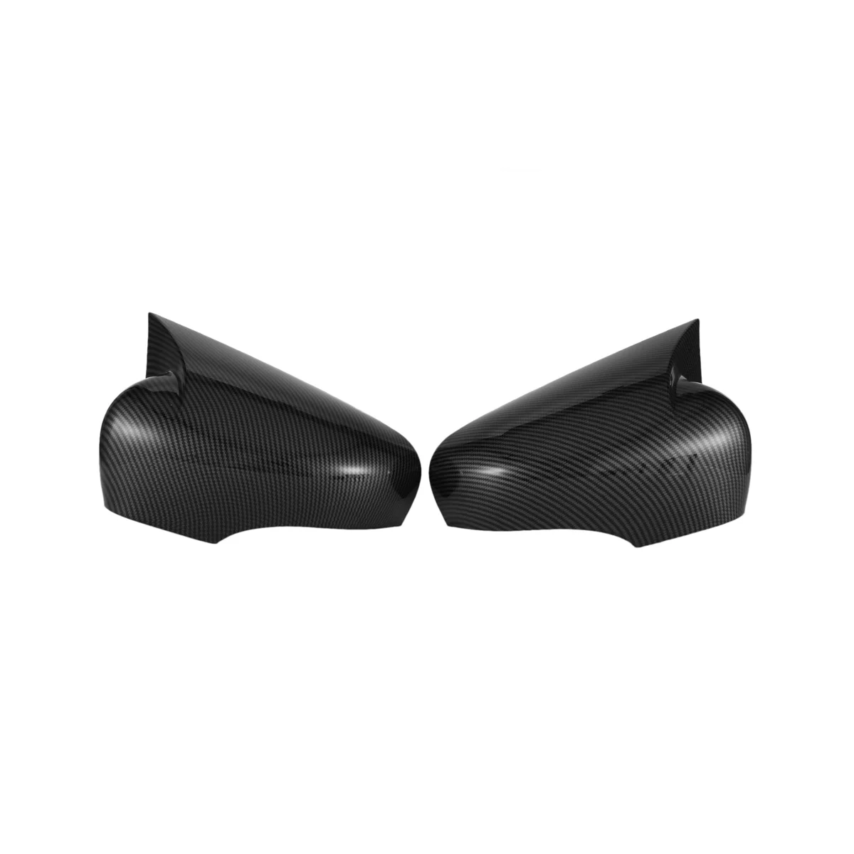 Car Side Mirror Cover for Renault Clio 4 Mk4 / Zoe / Captur 2012-2019 Side Rear View Mirror Cap Cover(Carbon)