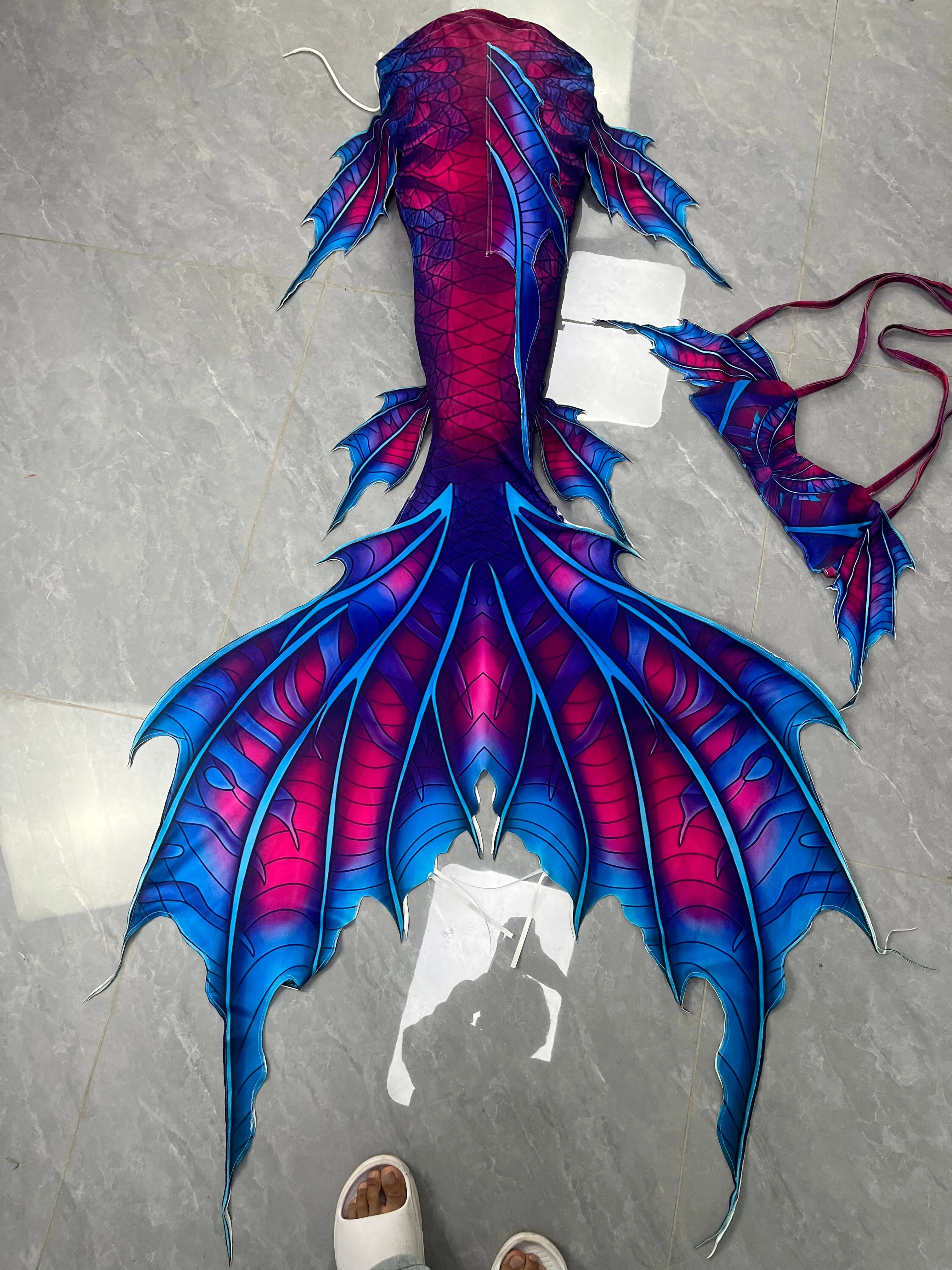 

Purple Adult Mermaid Tail European And American Summer Beach Vacation Underwater Mermaid Costume