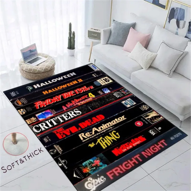 Retro Movies Horror Modern Colorful Rugs Happy Birthday Road Artwork Album Carept Music Fantastic Abbey Road Bathroom Decor Rug