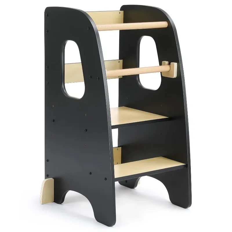 Solid wood children's washing pedal stool Montessori learning tower kitchen standing chair baby hand stool