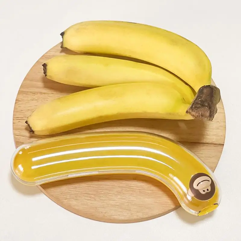  Banana Storage Case Wear-resistant Convenient Sealed Food Grade Banana Saver Banana Keeper For Gym Outgoing Fishing Hiking