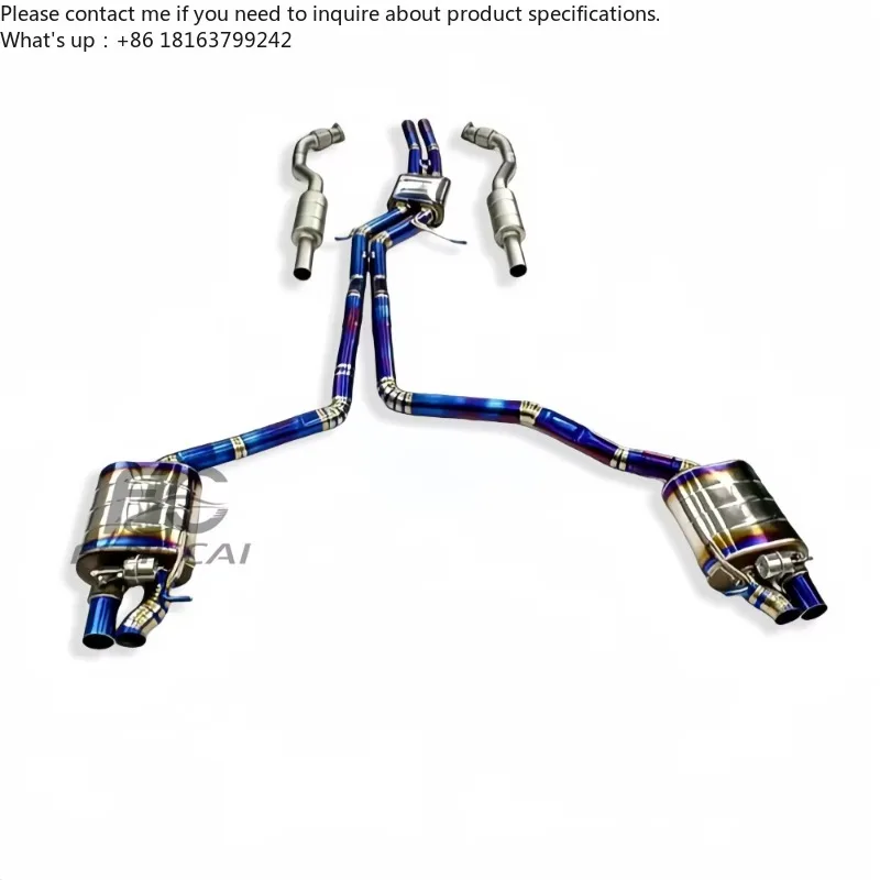 

Automobile Valve Exhaust System Is Us ed for Audi RS6/RS7/S6/S7 4.0T Back Exhaust Pipe Titanium Muffler Acoustic Modification