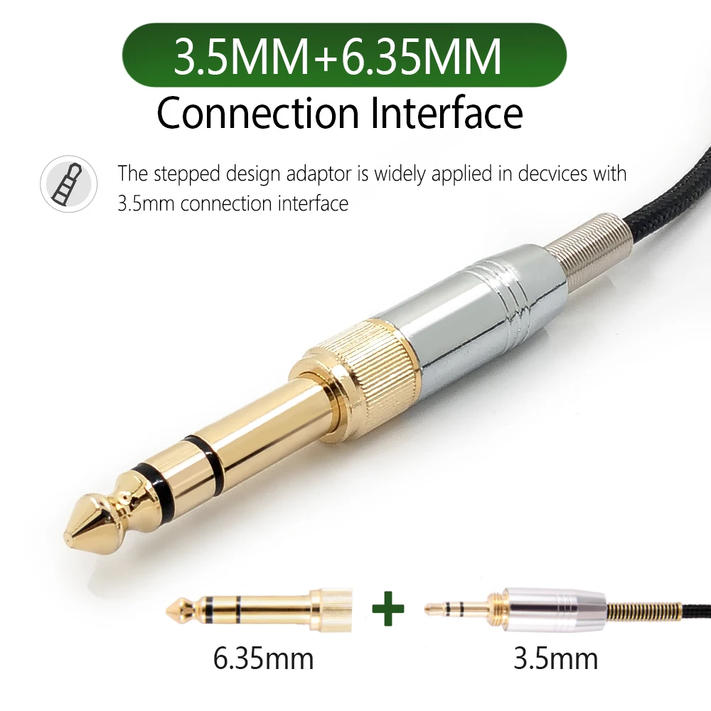 Headphone Audio Extended Line Headset Upgrade Cable Conversion Cable for Sennheiser HD518 HD558 HD598 and ATH-M40X M50X